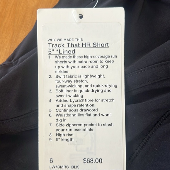 Track That HR Short 5” Lined - Picture 3 of 3